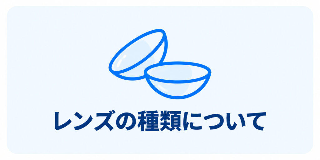 コスモコンタクト高槻｜レンズの種類について